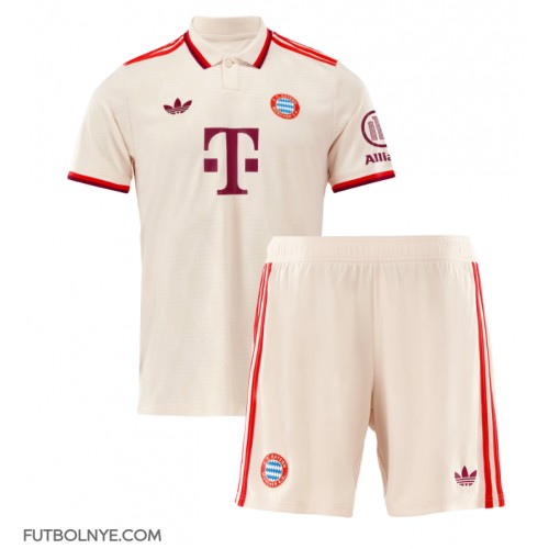 Camiseta Bayern Munich Tercera Equipación para niños 2024-25 manga corta (+ pantalones cortos)